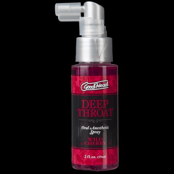 Спрей для мінету Doc Johnson GoodHead DeepThroat Spray - Wild Cherry 59 мл для глибокого мінету SO2800 фото