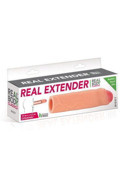 Насадка на член Real Body - Real Extender BIGGY с закрытой головкой SO3720 фото