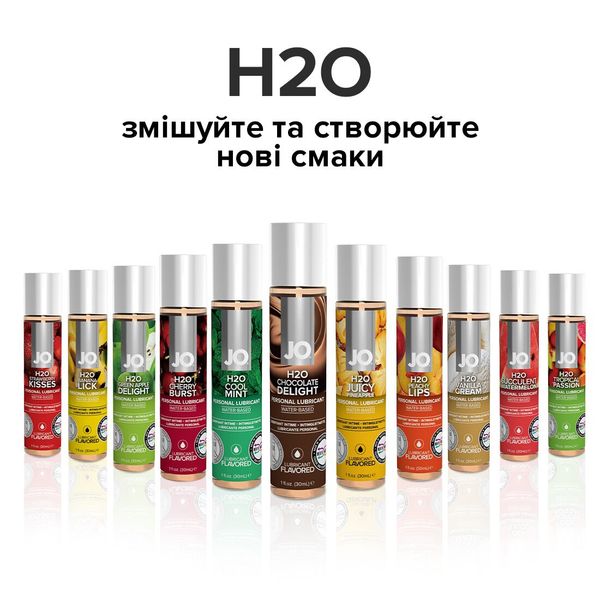 Смазка на водной основе JO H2O — Chocolate Delight (120 мл) без сахара, растительный глицерин SO1776 фото