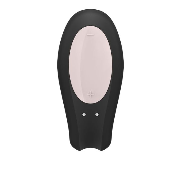 Смарт-вібратор для пар Satisfyer Double Joy Black із широким кліторальним стимулятором SO3898 фото