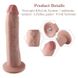 Фалоімітатор 10.2″ з вібрацією для секс-машин Hismith Silicone Dildo with Vibe, KlicLok, пульт ДК SO6211 фото 3