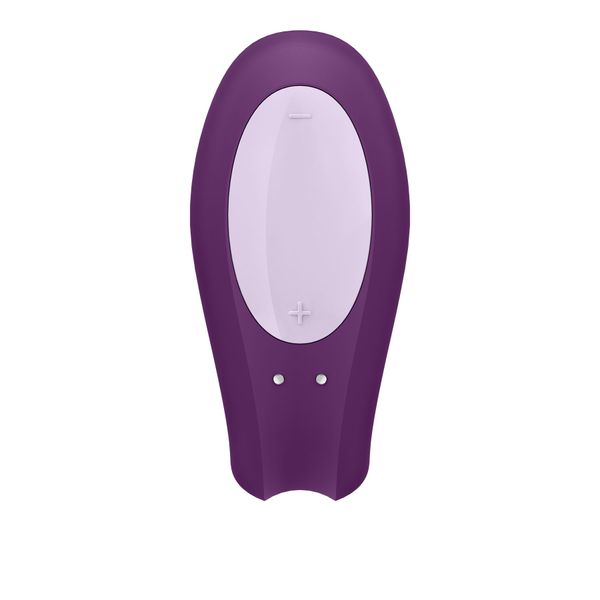 Смарт-вибратор для пар Satisfyer Double Joy Violet с широким клиторальным стимулятором SO3899 фото