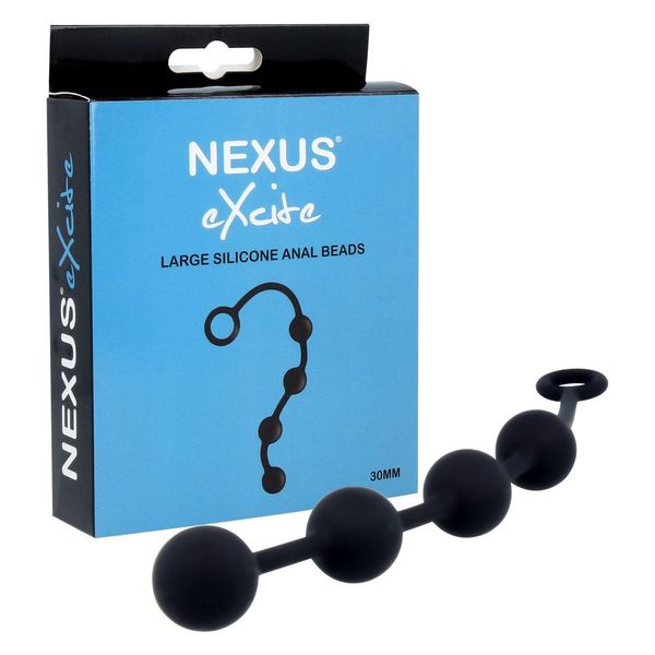 Анальні кульки Nexus Excite Large Anal Beads, силікон, макс. діаметр 3 см SO3843 фото