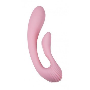 Вибратор Femintimate Dual Massager вагинально-клиторальный с чехлом для храненя, 2 мотора FM10971 фото