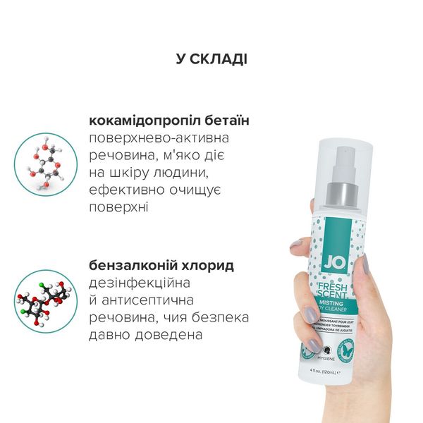 Комплект JO GWP — ANAL H2O Lubricant 120 мл + Misting Toy Cleaner 120 мл SO6772 фото