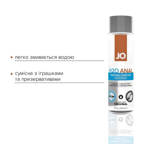 Комплект JO GWP — ANAL H2O Lubricant 120 мл + Misting Toy Cleaner 120 мл SO6772 фото