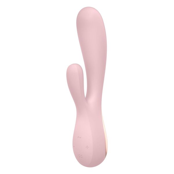 Смарт вібратор-кролик Satisfyer Mono Flex Mauve, 2 мотори, керування через інтернет SO3902 фото