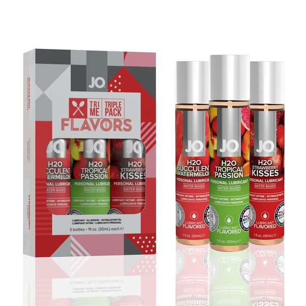 Набор JO Tri-Me Triple Pack — Flavors (3×30 мл) три разных вкуса оральных смазок SO2840 фото