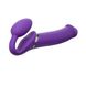 Безремневой страпон с вибрацией Strap-On-Me Vibrating Violet XL, диам. 4,5см, пульт ДУ, регулируемый SO3827 фото 1