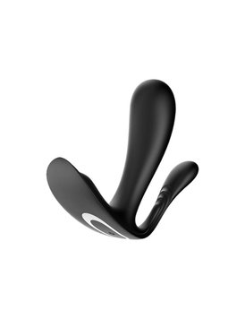 Двойной смарт-вибратор в трусики Satisfyer Top Secret+ Black SO6134 фото