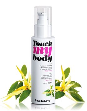 Масажний гель і змазка 2-в-1 Love To Love TOUCH MY BODY Ylang-Ylang (100 мл) зволожуючий SO2700 фото