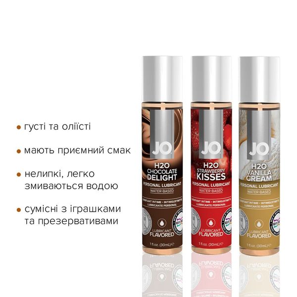 Набір JO Tri-Me Triple Pack — Neapolitan (3×30 мл) три різні смаки оральних змазок SO6775 фото