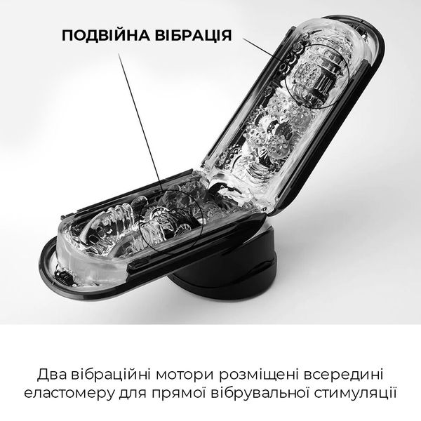 Вибромастурбатор Tenga Flip Zero Electronic Vibration Black, изменяемая интенсивность, раскладной SO2445 фото