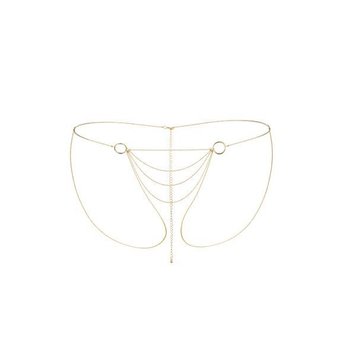 Цепочка-трусики Bijoux Indiscrets Magnifique Bikini Chain – Gold, украшение для тела SO2662 фото