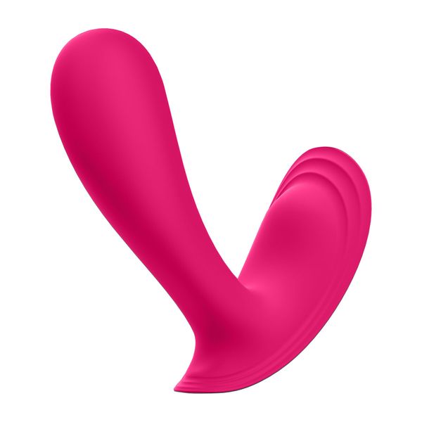 Смарт-вибратор в трусики Satisfyer Top Secret Pink вагинально-клиторальный, 2 мотора SO7790 фото