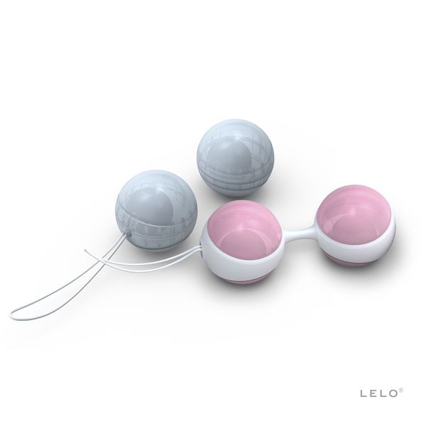 Набір вагінальних кульок LELO Beads Mini, діаметр 2,9 см, змінне навантаження, 2х28 та 2х37 г SO8083 фото