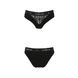 Трусики з широкою гумкою і мереживом Passion PS001 PANTIES L, black SO4159 фото 5