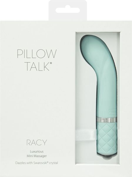 Роскошный вибратор Pillow Talk - Racy Teal с кристаллом Сваровски для точки G, подарочная упаковка SO2720 фото