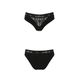 Трусики з широкою гумкою і мереживом Passion PS001 PANTIES M, black SO4160 фото 5