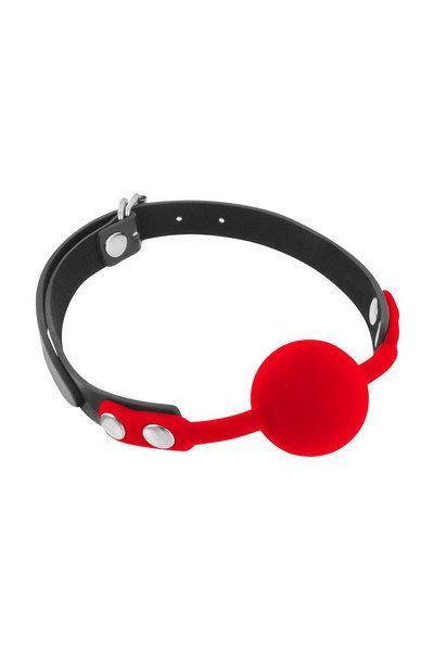 Класичний кляп з силіконовою кулькою Fetish Tentation Silicone Gag Ball SO3734 фото