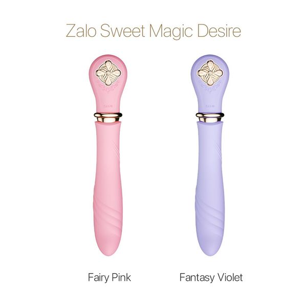 Пульсатор с подогревом Zalo Sweet Magic - Desire Fantasy Violet, турбо режим SO6679 фото