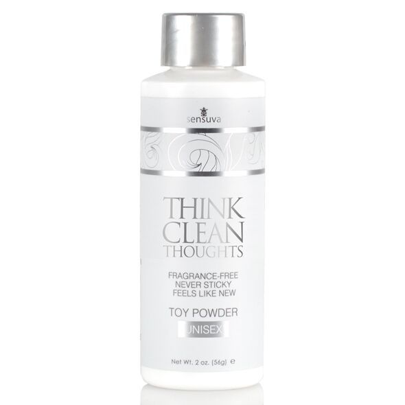 Пудра для ухода за игрушками Sensuva Think Clean Thoughts Toy Powder (56 г) SO4467 фото