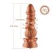 Силиконовый дилдо Hismith Spiral Grain Silicone Dildo Monster Series SO9961 фото 2