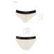 Трусики с широкой резинкой и кружевом Passion PS001 PANTIES XL, ecru SO4166 фото 5