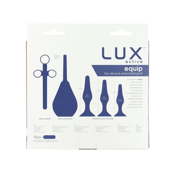 Набір анальних іграшок для новачків Lux Active – Equip – Silicone Anal Training Kit SO5570 фото