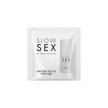 Пробник Bijoux Indiscrets Sachette Arousal Sex Oil With CBD SO9811 фото