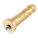 Золотий фалоімітатор Hismith 6.8″ Golden Silicone Dildo, система KlicLok SO6202 фото 1