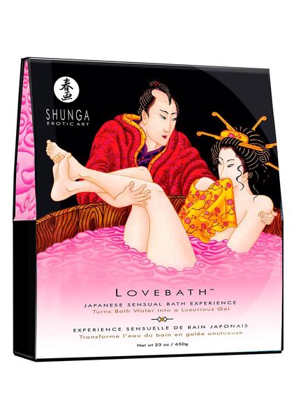 Гель для ванны Shunga LOVEBATH – Dragon Fruit 650 г, делает воду ароматным желе со SPA-эффектом SO2544 фото