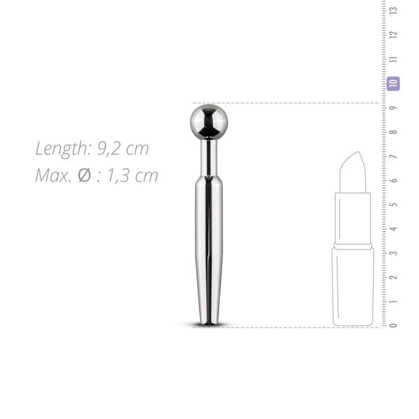 Полый уретральный стимулятор Sinner Gear Unbendable — Hollow Penis Plug, длина 7,5 см, диаметр 12 мм SO4582 фото