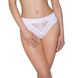 Трусики з широкою гумкою і мереживом Passion PS001 PANTIES L, white SO4171 фото 1