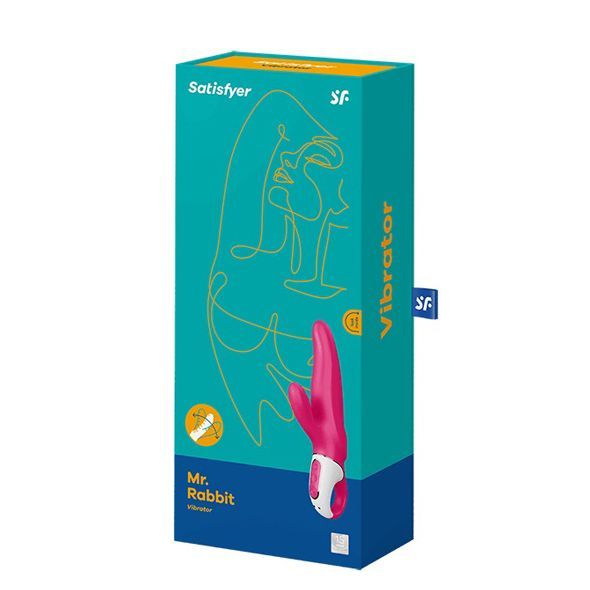 Потужний вібратор-кролик Satisfyer Vibes Mr. Rabbit, два мотори, літій силікон, 12 режимів роботи SO2199 фото