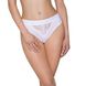 Трусики с широкой резинкой и кружевом Passion PS001 PANTIES M, white SO4172 фото 1