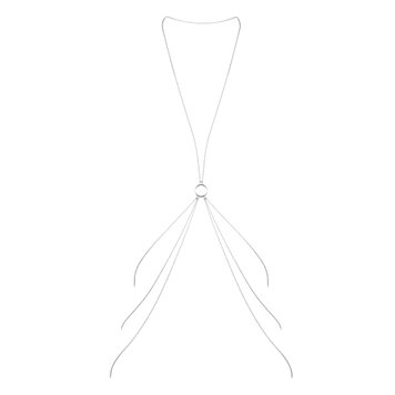 Цепочка для тела Bijoux Indiscrets Magnifique 8 Body Chain — Silver SO5923 фото