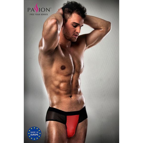 Распродажа!!! Мужские трусики с красным гульфиком Passion 007 THONG red XXL/XXXL PSM0079 фото