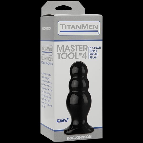 Анальний стимулятор Doc Johnson Titanmen Tools - Master, діаметр 6,6 см SO2808 фото