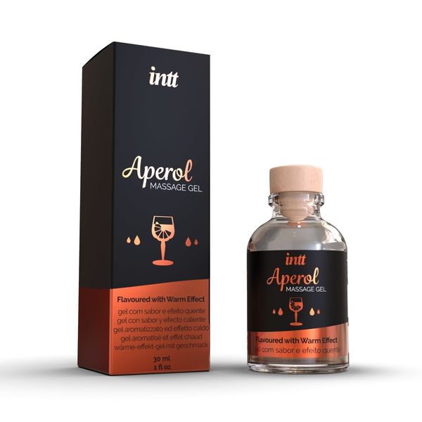 Массажный гель для интимных зон Intt Aperol (30 мл) разогревающий SO3346 фото