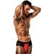 Распродажа!!! Мужские трусики с красным гульфиком Passion 007 THONG red XXL/XXXL PSM0079 фото 1