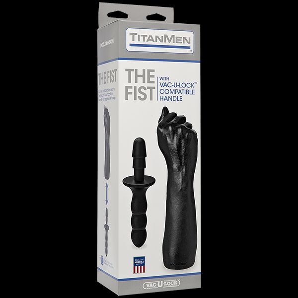 Кулак для фістинга Doc Johnson Titanmen The Fist with Vac-U-Lock Compatible Handle, діаметр 7,6 см SO2809 фото