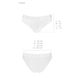 Трусики з широкою гумкою і мереживом Passion PS001 PANTIES XL, white SO4174 фото 5