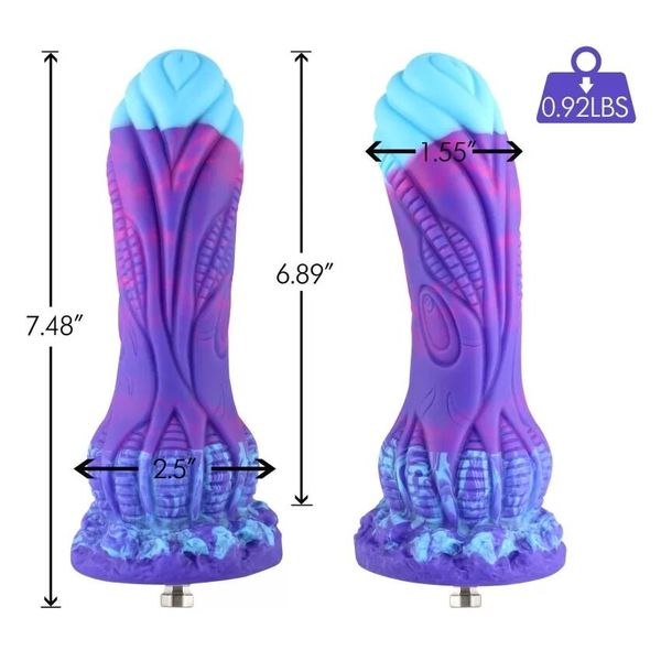 Силиконовый дилдо Hismith 7.48" Silicone Dildo HSA140 Monster Series SO9970 фото