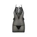 Сорочка прозора приталена Passion ERZA CHEMISE XXL/XXXL, black, трусики PS26006 фото 3