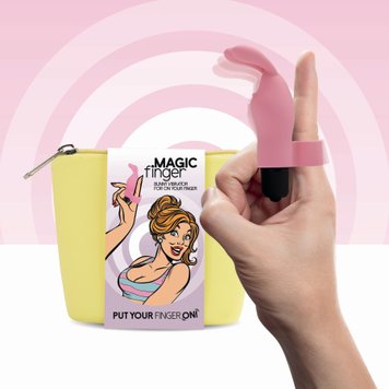 Вибратор на палец FeelzToys Magic Finger Vibrator Pink SO4434 фото