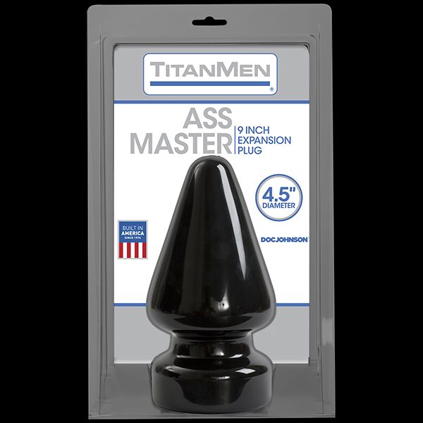 Пробка для фістінгу Doc Johnson Titanmen Tools - Butt Plug - 4.5 Inch Ass Master, діаметр 11,7 см SO2812 фото