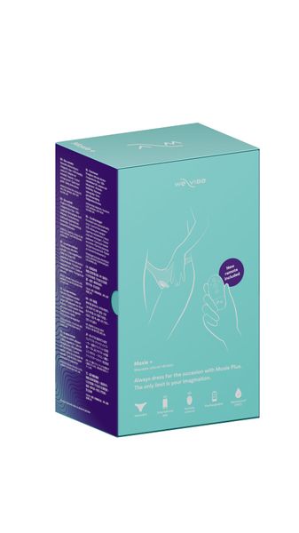 Смарт-вибратор в трусики We-Vibe Moxie+ Aqua, обновленный пульт ДУ SO7145 фото