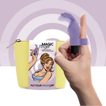 Вібратор на палець FeelzToys Magic Finger Vibrator Purple SO4435 фото