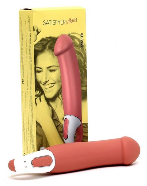 Мощный вибратор Satisfyer Vibes Master, гибкий литой силикон, 12 режимов работы, диаметр 46 мм SO2205 фото